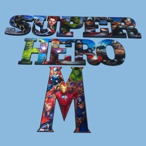 Superhero Super Hero Marvel Comics Lenticular Holographic Wall Hanging